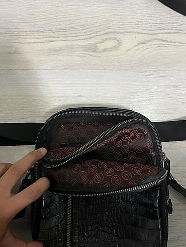 Барсеткалар: Оригинальная мужская кожаная барсетка BUTUN + кошелек BUTUN 💼 — 4