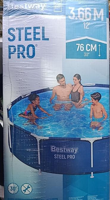 Bestway Steel Pro — каркасный круглый бассейн для дачи и двора. - — 1