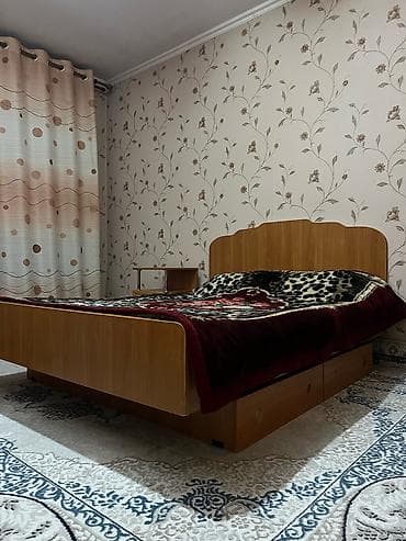 каракол мебел: Уктоочу бөлмө гарнитуру, Колдонулган, Шкаф, ДСП, түсү - Күрөң — 6