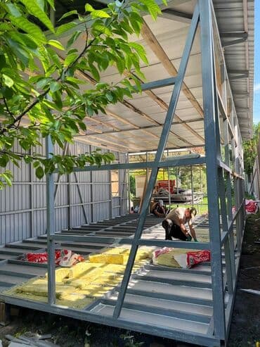 разборная металлоконструкция: Модульное здание на металлокаркасе - Современный одноэтажный модуль с — 5