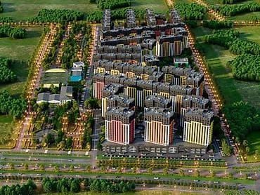 ква: Строится, Элитка, 1 комната, 45 м² — 3