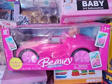 Детский мир: Игровой набор Beauty Fashion Car - Игрушечный розовый кабриолет с — 1
