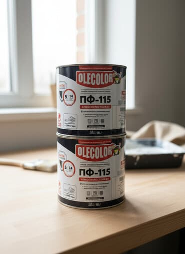 национал краска: Алкидная универсальная эмаль ПФ-115 от Olecolor, подходит для наружных — 1