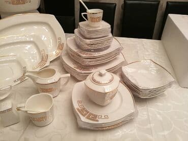 чайный сервиз на 12 персон: Продаю новый сервиз на 12 персон 125 предметов Посуда абсолютно — 5