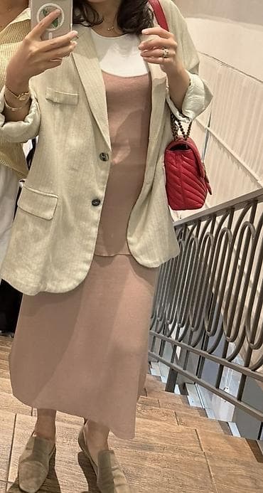 юбка джинсовая: Костюм с юбкой, Модель юбки: Трапеция, Миди, Турция, M — 9