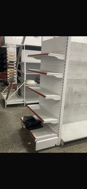 Соода жабдуулары: Торговое оборудование для магазина - Металлические стеллажи островные — 2