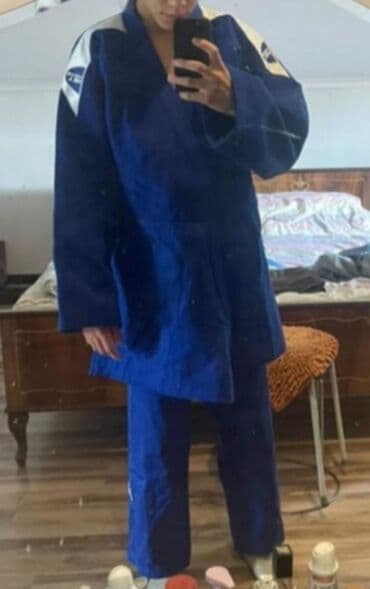 синтезатор casio для начинающих: Кимоно для дзюдо/самбо (синее) - Комплект: куртка и штаны - Цвет — 1