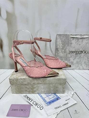 туфли джимми чу: Туфли-лодочки Jimmy Choo с кружевом и ремешком на щиколотке со всеми — 2