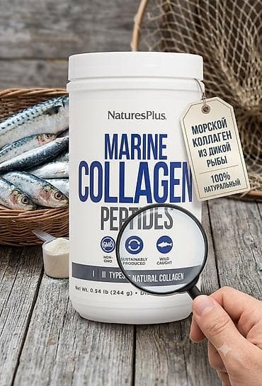 slim patch: Морской коллаген, Для костей, Для роста волос, Для роста ресниц, iHerb/Айхерб, Super Collagen Plus, Для кормящих, Для мужчин, Универсальный, США, Порошок, Новый — 1