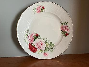 Декор и интерьер: Набор керамики с народной росписью (винтажный стиль): - 6 небольших — 5