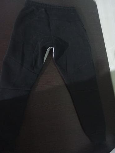 штаны tech fleece: Спортивные штаны Nike Tech Fleece, цвет серый/черный (колорблок). - — 1