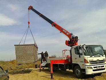Услуги манипулятора на базе грузовика Mercedes-Benz. ПЕРЕВОЗКА