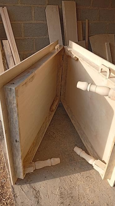 Инструменты: Национальный кыргызский стол, Раскладной, Дерево, цвет - Коричневый — 6