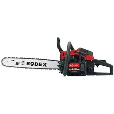 Мощная бензопила Rodex с длиной шины 20 дюймов и шагом цепи .325"