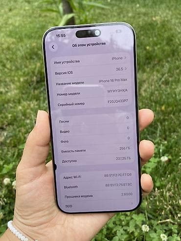 aiphone 13: IPhone 16 Pro Max, 256 ГБ, Коробка, 98 % — 3