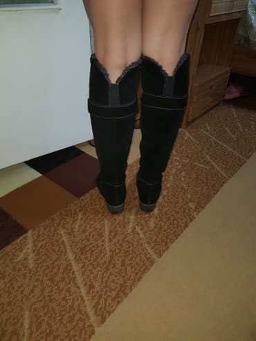 купить сапоги женские зимние кожаные италия: Продаю женские зимние сапоги (ботфорты) Francesco Donni. Размер 37 — 3