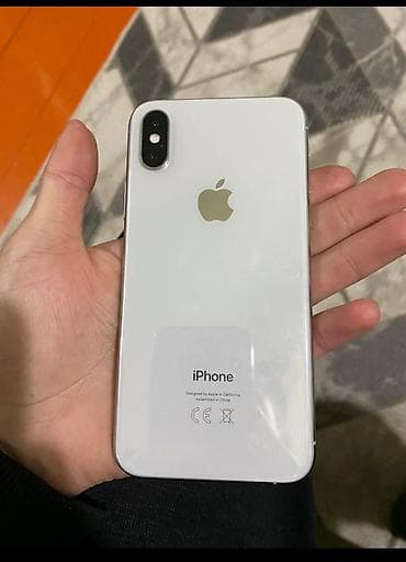 IPhone Xs, Б/у, 64 ГБ, Белый, 100 %