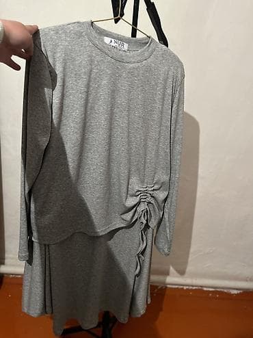 Костюм с юбкой, Миди, XS, S, M