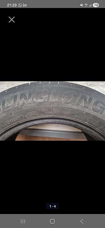 10 00r20: Шины 215 / 60 / R 16, Всесезонная, Б/у, Легковые — 4