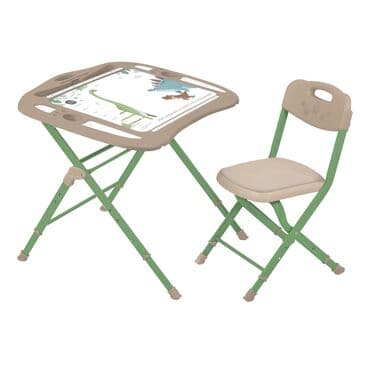 набор детской мебели: Комплект "растущей" мебели, состоящий из стола и стула, в современных — 1