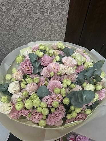 эустома: Авторские букеты от флористической студии Romantic Flowers. - Пионы и — 7