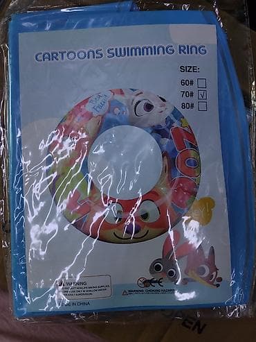Надувной плавательный круг Cartoons Swimming Ring для детей — 1