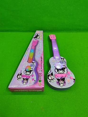 гитара игрушечная: Гитара Куроми игрушка музыкальная🎸 Комплектация товара: гитара, 3 — 1