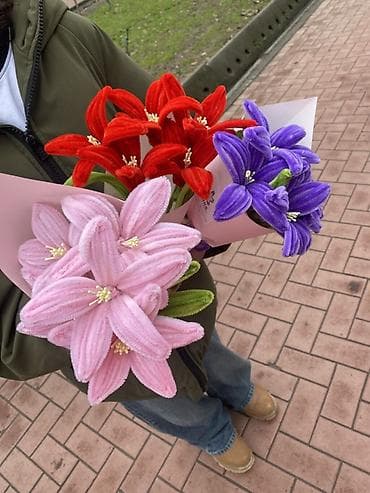 Букеты из мягкой проволоки (синель/пушистые палочки) — ручная работа