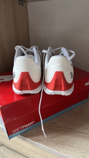 Туфли: Мужские кроссовки, 41, Puma, Новый, цвет - Белый, Самовывоз — 3