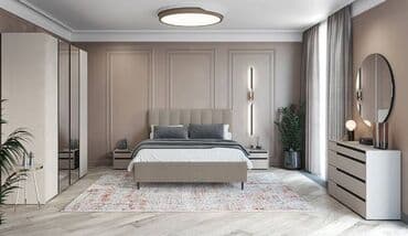 мебел кровать: Спальный гарнитур, Новый, Односпальная кровать, Двуспальная кровать, Двухъярусная кровать, Россия, В рассрочку, ДСП, Бесплатная доставка — 4