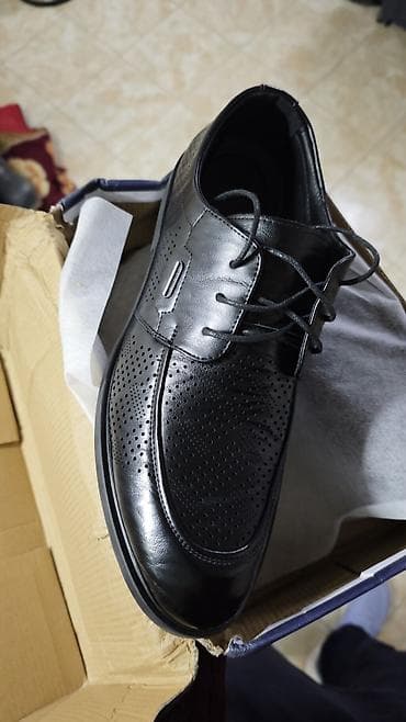 Туфли: Мужские туфли, 45, Новый, цвет - Черный, Платная доставка — 1
