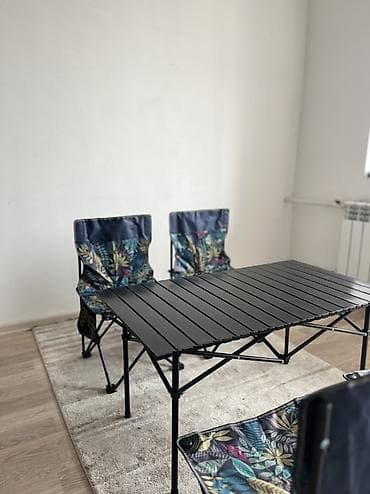 Складной туристический комплект для пикника: стол + 4 стула - Стол — 3