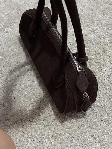 cole haan: Сумочка под Alaia. No name . Натуральная замша хлопковый подклад — 3