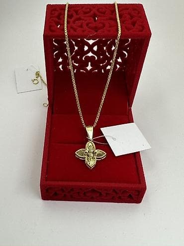 золото трос: Цепь для бензопилы, Якорное, Проба 585, Женские, Новый — 3