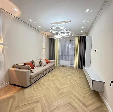 2 комнаты, 77 м², Асанбай мкр Элитка, 2 этаж, Дизайнерский ремонт — 3