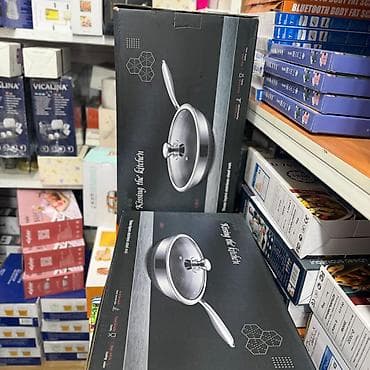 coller master: Сковорода из нержавеющей стали с крышкой - Материал: нержавеющая — 3