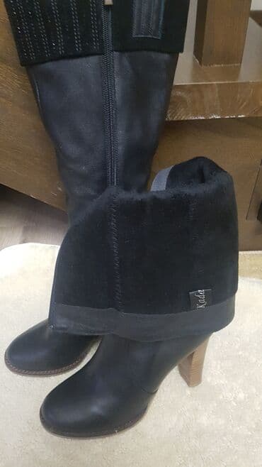 купить рабочие сапоги с утеплителем: Сапоги, 38, Kadandier, Новый, цвет - Черный, Бесплатная доставка — 6