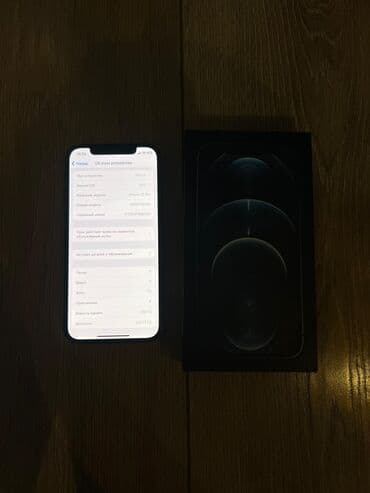 IPhone 12 Pro, Б/у, 256 ГБ, Pacific Blue, Чехол, Коробка, 73 %