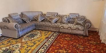 sofa bed: Угловой диван, C подушками — 3
