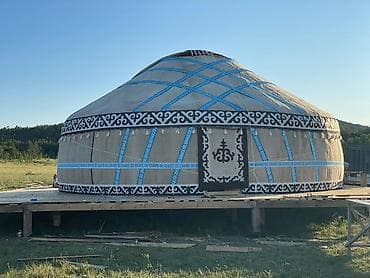 Продажа юрты, Каркас Деревянный, 100 баш, Диаметр: 7 метров