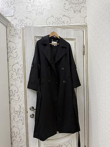 Плащ, Тренчкот, Двубортная модель, L, XL