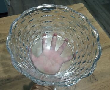 Срочно!Разные новые, качественные вазы для стола. 1) фруктовница на