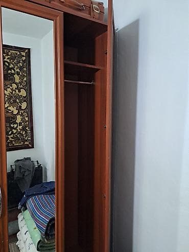 письменные столы: Спальный гарнитур, Б/у, Шкаф, ДСП, цвет - Коричневый — 5