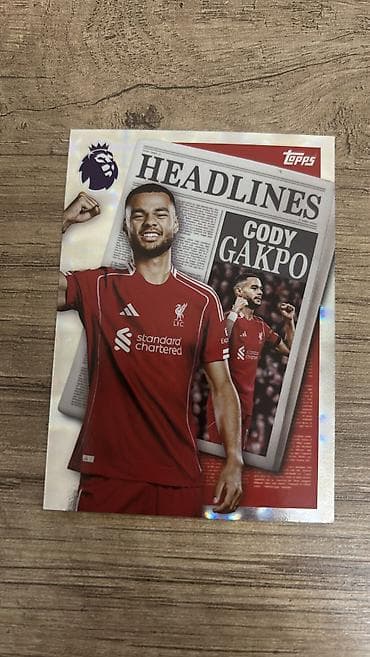 Коди Гакпо (Liverpool) — “Headlines”, Topps Premier League 2026 — 1