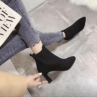 туфли женская: Женские осенне‑весенние ботильоны‑носки - Форма: заострённый носок — 2