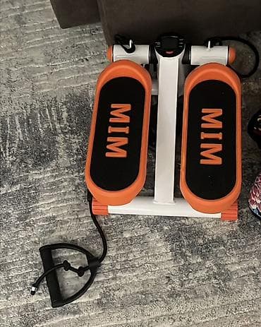 степпер с ручкой: Мини-степпер MIM с эспандерами и встроенным компьютером. - Компактный — 1