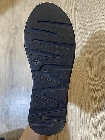 Сабо: Женские кеды Luford, размер 37. - Цвет: чёрный - Верх: натуральная — 3