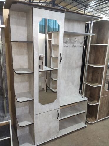 пуфик для прихожей: Кире бериш үчүн гарнитур, Жаңы, Шкаф, Күзгү, Илгич, Акылуу жеткирүү, Акысыз жеткирүү — 11