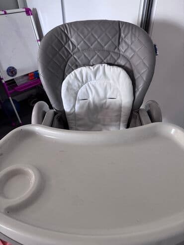 игрушка кухонный набор: Стульчик для кормления, Б/у, Другой бренд, Пластик, Трансформер, цвет - Серый, Самовывоз, Платная доставка — 3