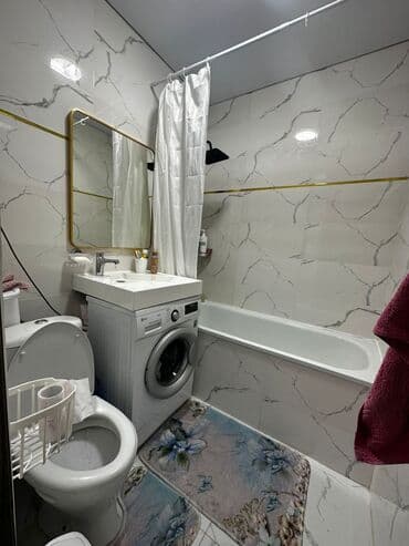 Батирлерди сатуу: 1 бөлмө, 46 м², 106-серия жакшыртылган, 1 кабат, Евроремонт — 4